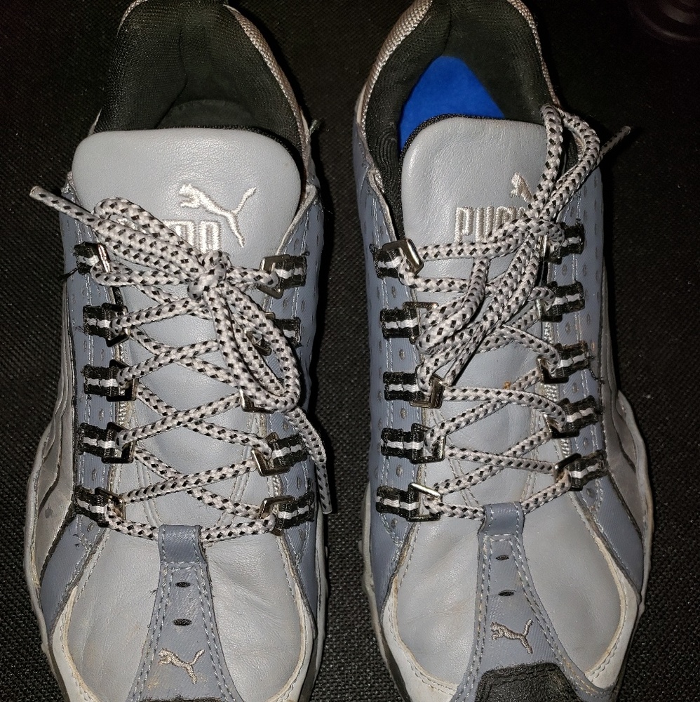 Women's Puma gray & black sneakers